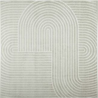 vidaXL Bereichsteppiche PALMERAS Grün 120 x 120 cm Polyester 42022603