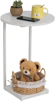 Beistelltisch Runder C-förmiger Couchtisch