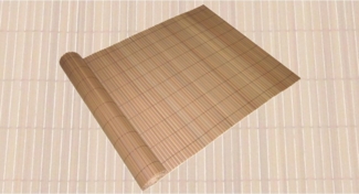 Balkonsichtschutz >Stuttgart< in braun aus PVC - 500x90cm (BxH)