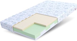 Matratze 60x120 cm SMILE Kaltschaum H3 LATEX Höhe 10 cm DUMBO