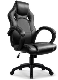 Intimate WM Heart Gaming Chair Ergonomisch Bürostuhl, Höhenverstellbar Drehstuhl, PU Schreibtischstuhl mit höher Rückenlehne