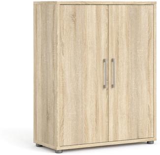 Büroschrank Prisme Ablage Schrank Aktenschrank Kommode Sideboard Eiche Dekor