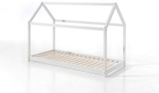 Vipack Hausbett, Holz weiß, 90x200 cm