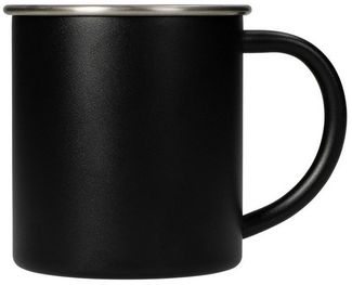 elasto Becher ADVENTURA Outdoor Trinkbecher aus Edelstahl 340ml BPA-frei, Kaffeebecher, Teetasse, camping Zubehör, Becher mit Henkel, robust