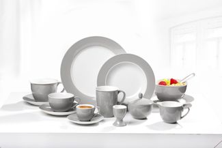 Espressotassen - Set 12 tlg. Doppio grau