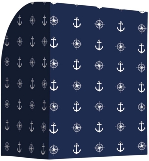 Schutzhülle für Strandkorb, Schutzhaube, Abdeckung Maritim