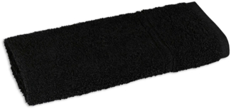 aurora Objektwäsche Badetücher Handtuch Rio 50x100 cm - 450 g/m² schwarz, 100%BW