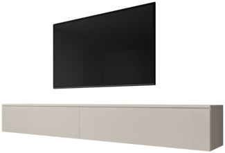 Furnix TV-Schrank BARCELLO Fernsehschrank 2x100cm stehend oder hängend mit/ohne LED erweiterbare Serie