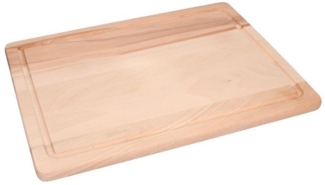 elasto Schneidebrett Frühstücksbrettchen aus Buchenholz großes Küchenbrett 40cm, Bambus, Küchenzubehör, Frühstücksbrett, Holzschneidebrett, Holzbrett