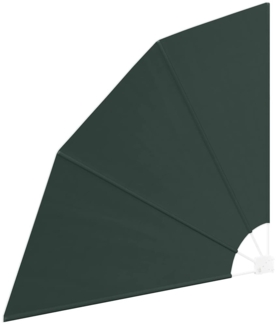 vidaXL Balkon Sichtschutz Dunkelgrün 160 x 160 cm Stoff 42000919