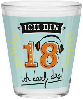 Schnapsglas Shot Stamper Lustiges Motiv Geschenk Sheepworld 18 Geburtstag 074534