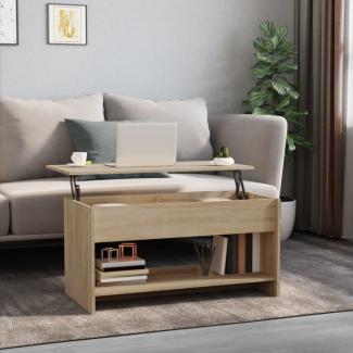 vidaXL Couchtisch Sonoma-Eiche 102x50x52,5 cm Holzwerkstoff 809650