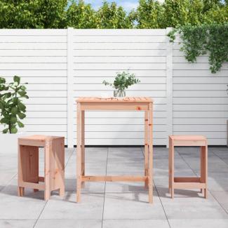 vidaXL 3-tlg. Gartenbar-Set Massivholz Douglasie 3157738