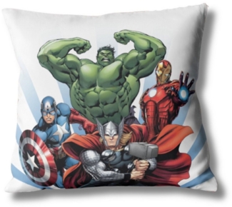 MTOnlinehandel Dekokissen Avengers, 40x40 cm, Fanartikel für Sofa, Leseecke oder unterwegs, Disney Marvel