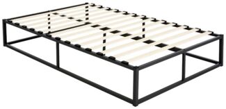 ML-DESIGN Metallbett Bettgestell Bettrahmen Stahlrahmen mit Lattenrost Metallbettrahmen, Einzelbett Paris Einzelbettgestell Gästebett Metall