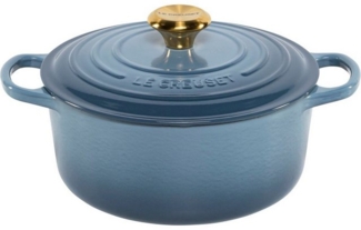 Le Creuset Signature Bräter rund 24 cm chambray