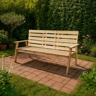 HOME DELUXE Gartenbank REYA – 2-Sitzer aus Holz