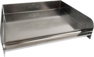 Grillfürst Grillplatte Grillfürst Edelstahl Plancha / Teppanyaki Pfanne - 32x28 cm