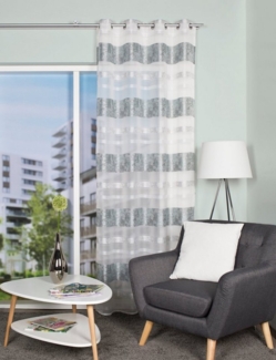 HOME WOHNIDEEN Vorhang KIRAN (1 St), Ösen, blickdicht, HxB: 245x140, Jacquardmusterung