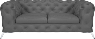 Leonique Chesterfield-Sofa Amaury, aufwändige Knopfheftung, moderne Chesterfield Optik, Fußfarbe wählbar