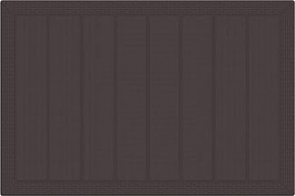 vidaXL Garten Essgruppe 5 pcs Braun Polt Rattan 3378700