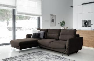 Wohnideebilder Silva Dunkelbraun Couchgarnitur CO-SIL-LT-22NU