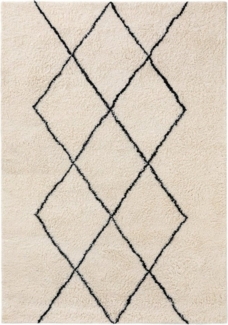 benuta Wollteppich Berber, rechteckig, Höhe: 31 mm, Wolle, Teppich Wohnzimmer, Schlafzimmer, Esszimmer, Flur, Hygge & Cozy