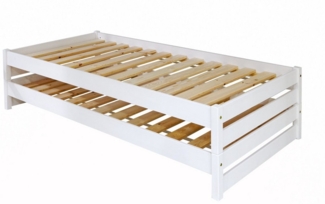 Stapelliege Stapelbett Gästebett "Nadine" 90x200 Kiefer massiv