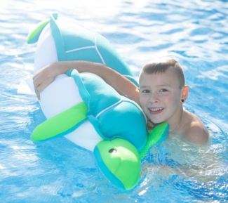 Westmann Stoff Schwimmtier Schildkröte | Blau |