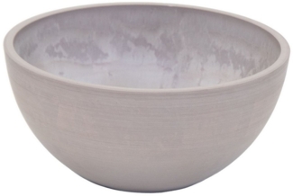 colourliving Blumentopf Pflanzkübel Ecostone BOWL rund Pflanztöpfe aus Recyclingmaterial, Stilvolle Nachhaltigkeit für drinnen und draußen