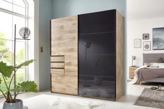 Kleiderschrank >Oldenburg< (B/H/T: 180x198x65 cm) in Artisan-Eiche-Nachbildung