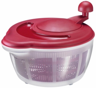 WESTMARK Spiralbesen Westmark Salatschleuder Fortuna 5 l rot