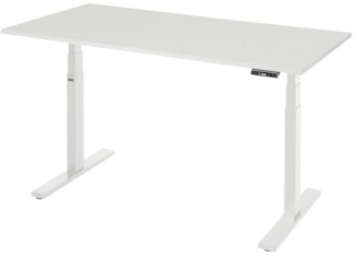 Rau Schreibtisch adlatus 100 1500 x 800 x 650-1300 M-Platte lichtgrau