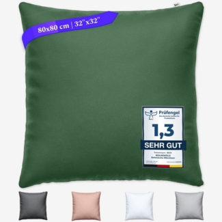 Wolkenfeld Kissenbezug Mikrofaser Kissenbezug - Allergiker Kopfkissenbezug - unfassbar weich, (1 Stück), Größe 80x80, 40x80 und 70x90 cm, versteckter Reißverschluss