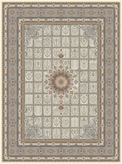 Morgenland Orientalischer Webteppich - Eastern Elegance - rechteckig - 225x150 - Creme