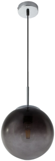 Hängeleuchte, Glaskugel, rauch, 20 cm