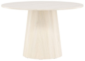 ebuy24 Esstisch Lanzo Esstisch Ø120 cm whitewash.