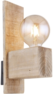 Wandleuchte Innen Wandlampe Wohnzimmer Leselampe Schlafzimmer Holz 15455W
