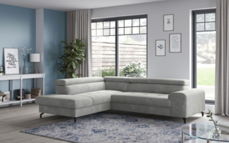 COTTA Ecksofa Aura L-Form, B: 260 cm, mit Bettfunktion, Bettkasten & Kopfteilverstellung