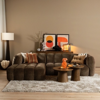 Bronx71 Ecksofa Luca Chenille mocha links