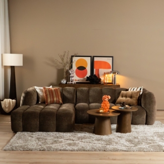Bronx71 Ecksofa Luca Chenille mocha links