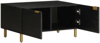 vidaXL Couchtisch Schwarz 80x50x40 cm Holzwerkstoff 4017653