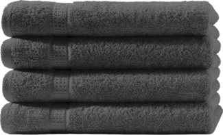 One Home Duschtücher Royal, Frottee (4-St), mit Bordüre, saugfähig