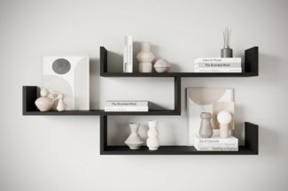 INOSIGN Wandboard Wandregal Trio, 1-tlg, Hängeregal mit 3 Ablageflächen, modernes Design, variabel einsetzbar
