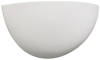 Qazqa Wandleuchte Britt, ohne Leuchtmittel, E14, Weiß, Modern, Gips, 1-flammig
