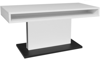 Couchtisch Höhenverstellbar Else 2 110x59x60 Holzwerkstoff Ice White
