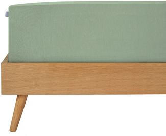 Schiesser Spannbettlaken Elli - 97/3 - 150 x 200 cm - Hellgrün