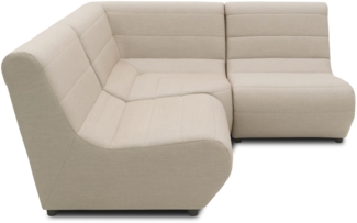 Gartenlounge Set 3 Boudicca 179 x 80 x 179 mit Outdoorbezug in taupe