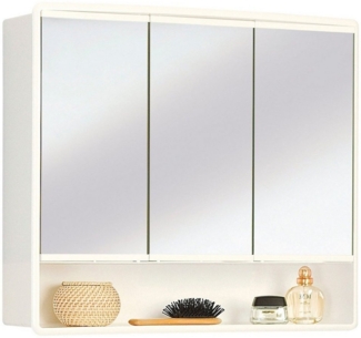 Jokey 'Lymo' Spiegelschrank Bad 3-türig Badmöbel, Hängeschrank, weiß, 49,5 x 14,5 x 58 cm