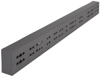 SO-TECH® Schubkasten Distanzleiste für Schubkastenführungen (BxHxT) 25 x 50 x 486 mm (1 St), anthrazit, für Innenauszug